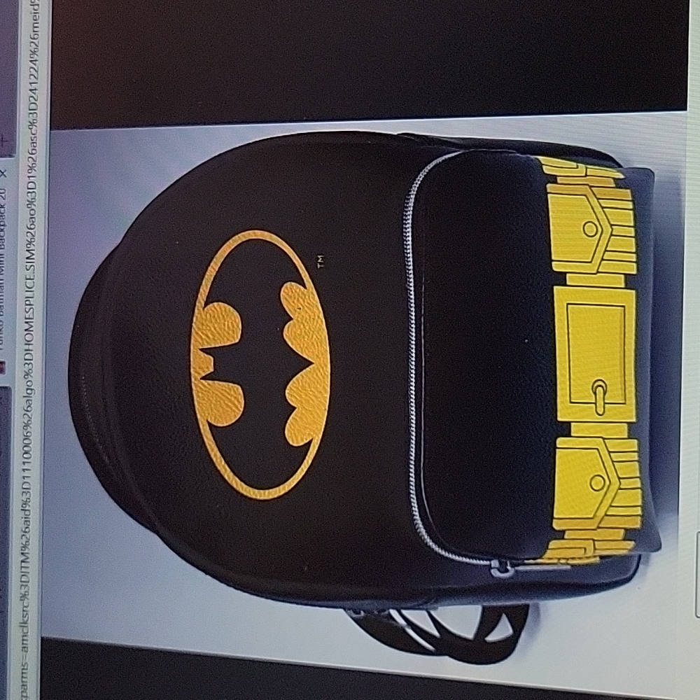 Funky DC Batman mini backpack 2022 Target exclusive New with tags Black